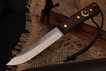 Нож Карачаевский бичак, Bohler N690, рукоять дерево венге. 
