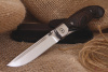 Складной нож "Финский" Клинок Bohler К340 (дол), рукоять дерево Венге.